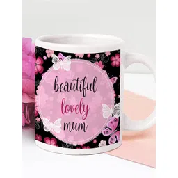 TIED RIBBONS Mothers Day Gift Pink White Printed Coffee Mug-picture-28