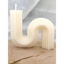 TIED RIBBONS White Wind Chime Scented 6-8 Hours Burn Time Pillar Candle-picture-13