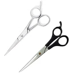 Tifurko Combo of 2 Hair Cutting Scissor, Barber Hair Cutting Scissor, Stainless Steel Scissor, Hairdressing Barber Tools, Haircut Scissor with Plastic Handle, Hair Cutting Scissor for Men and Women.-picture-50
