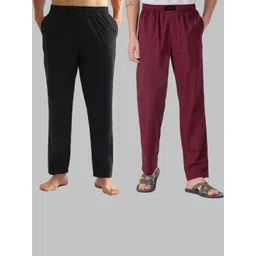 TIGER SNAKE Pack Of 2 Mid-Rise Lounge Pants-picture-37