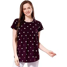 tigywigy Women's Cotton Printed Half Sleeves Feeding/Nursing/Maternity Top-picture-38