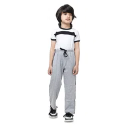 Tik Tok WEARS Boys Pack Of 2 Pure Cotton Relaxed Fit Mid-Rise Track Pants-picture-50