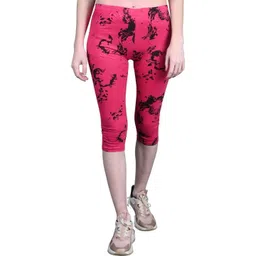 Tik Tok WEARS Girls Magenta Cotton Capris-picture-24