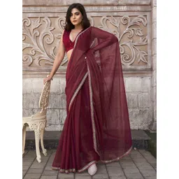 Tikhi Imli Poly Chiffon Designer Saree-picture-21