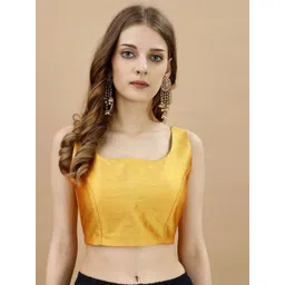 Tikhi Imli Square Neck Sleeveless Saree Blouse-picture-39