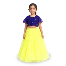 TILISM Girls Embellished Beads And Stones Short Sleeves Ready to Wear Lehenga & Choli-picture-15