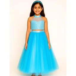 TILISM Girls Embellished Ready to Wear Lehenga & image 1