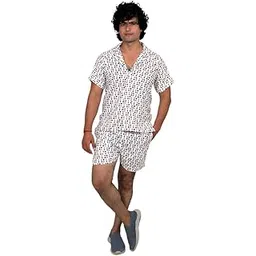 tilism Shirts with Shorts Night Suit Set Printed-picture-29