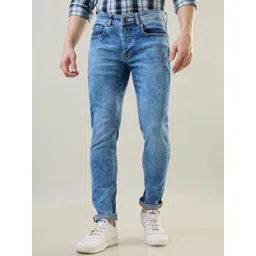 TIM PARIS Hugo Men Original Skinny Fit Mid-Rise Heavy Fade Stretchable Jeans-picture-31