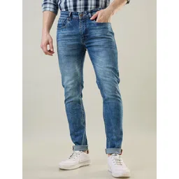 TIM PARIS Hugo Men Original Skinny Fit Mid-Rise Heavy Fade Stretchable Jeans-picture-27