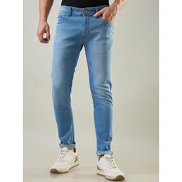TIM PARIS Hugo Men Original Skinny Fit Mid-Rise Light Fade Stretchable Jeans-picture-23