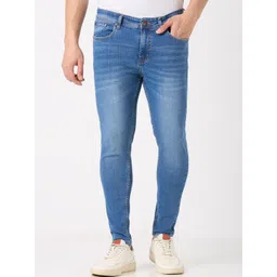 TIM PARIS Men Classic Skinny Fit Mid-Rise Light Fade Stretchable Jeans-picture-20