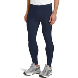 tima Solid Men Blue Tights image 1