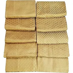 timatim Blouse Piece Unstitched Material for Women Combo of 10 (1 Meter Each) Gift Navratri, Durga Puja, Oti Bharan, Ugadi Special-picture-20