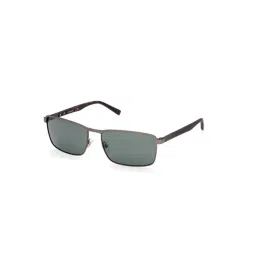 Timberland Green UV Protection Rectangular Sunglasses for Men-picture-39