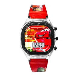 Time Up Kids Printed Dial & Textured Straps Digital Watch NGLOW-CAR1-picture-37