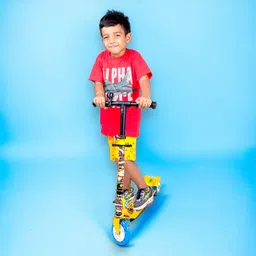 timerider kids kick scooter for girls & boys for 2-6 years with brakes min weight 70kgs Kids Scooter-picture-17