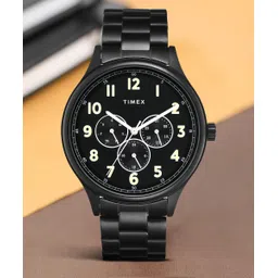 Multi Function Black Dial Analog Watch - For Men TWEG184SMU23-image-1