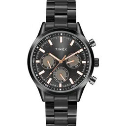Multi Function Black Dial Analog Watch- For Men TWHG03SMU22-image-2