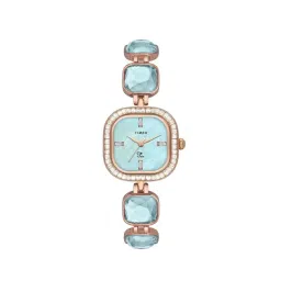 Timex Fria Women Blue Square Analog Watch - TWEL17100-picture-21