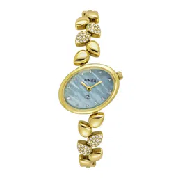 Timex Fria Women Embellished Oval Dial & Bracelet Style Analogue Watch TWEL21301-picture-10