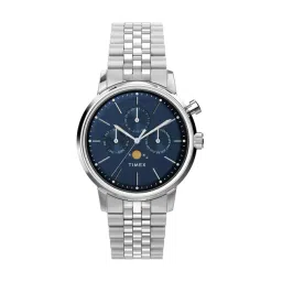 TIMEX MARLIN Blue Round Dial Analog Moon Phase Mens Watch - TWEG26802-picture-28