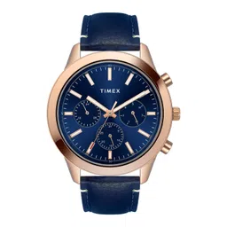 Timex Men Brass Dial & Leather Straps Analogue Watch TWEG185SMU07-picture-18