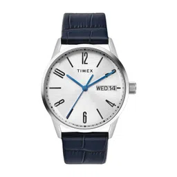 Timex Men Brass Dial & Leather Textured Straps Analogue Watch TWEG25506-picture-35