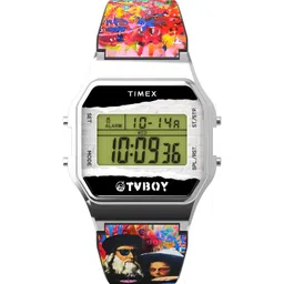 Timex Men Brass Printed Dial & Stainless Steel Straps Digital Watch TW2Y46800X6-picture-24