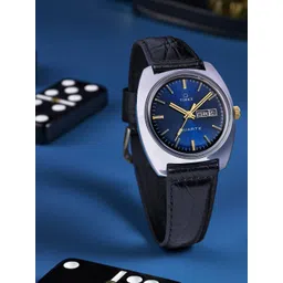 Timex Men Dial & Leather Textured Straps Analogue Watch TW2W44800U9-picture-11