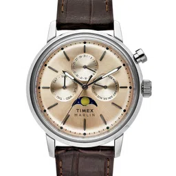 Timex Men Marlin Dial & Leather Straps Analogue Watch TWEG26801 image 3