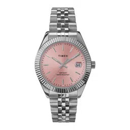 Timex Women Embellished Dial & Stainless Steel Straps Analogue Watch TW2W49800UJ-picture-15
