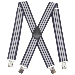 timiot Mens 2 Inch Wide Suspenders Heavy Duty Strong Clips Adjustable Elastic Braces Big and Tall X-Back image 1