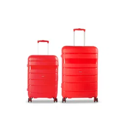 Timus Hard Luggage Set Of 2 Textured Hard-Sided Trolley Bags-picture-32