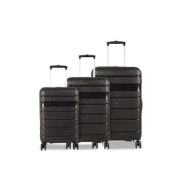 Timus Hard Luggage Set Of 3 Textured Hard-Sided Trolley Bags-picture-35