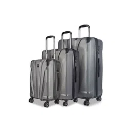 TIMUS Hard Luggage Set Of 3Textured Hard-Sided Trolley-picture-22
