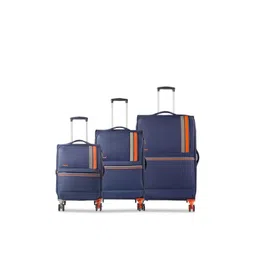 TIMUS Set Of 3 Soft luggage Hard-Sided Large & Medium, Cabin Trolley Bag-picture-15