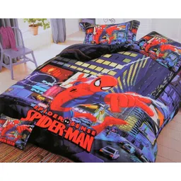 tindler knots Microfiber, Cotton Queen Flat 300 TC Cartoon Bedsheet-picture-11