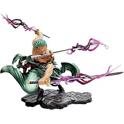 Tinion||ONE Piece- Roronoa Zoro- HIGH Detailed -Action Figure Miniature Toy Figure (Doll) Special Edition for Car Dashboard, Decoration, Cake, Office Desk & Study Table (Pack of 1) (Height- 18cm)-picture-12