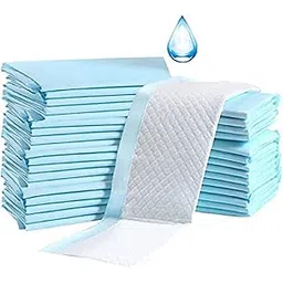 Tinkle Med Maxsorb Disposable Bed Underpad Sheets, Incontinence Bed Pads/Mats Under Sheets, (10 Pcs, Blue, Large, 60x60 cm), Soft Comfort Bed Wetting Protection Sheets for Adults Patients & Hospitals-picture-24