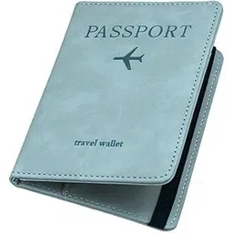 tinkpin Passport Holder Cover Travel Wallet Organizer, Passport Case with PU Leather Travel Document Holder for Men & Women Travel Accessories-picture-31