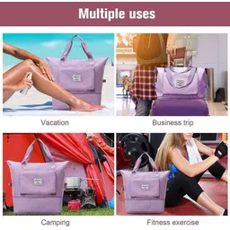 tinsuhg Large Capacity Folding Travel Bag, Travel Lightweight Small Travel Bag-picture-9