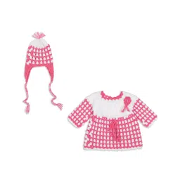 Tintin Pink Wool Jumper Dress-picture-10