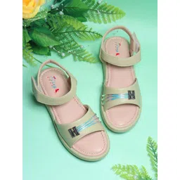 Tiny Bugs Girls Open Toe Flats-picture-36