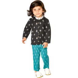 Tiny Bunnies Boys Pure Cotton Shirt with Trousers-picture-23