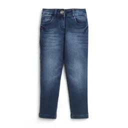 Tiny Girl Blue Solid Jeans-picture-37