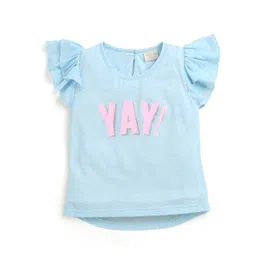 Tiny Girl Girls Blue Printed Top-picture-44