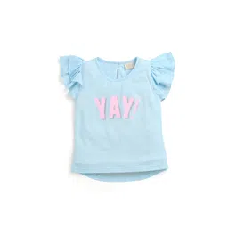 Tiny Girl Girls Blue Printed Top-picture-25