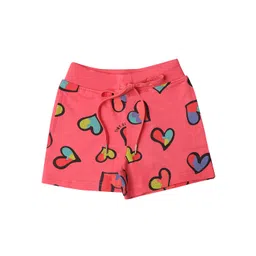 Tiny Girl Girls Coral Conversational Printed Shorts-picture-56