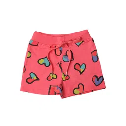Tiny Girl Girls Coral Conversational Printed Shorts-picture-54